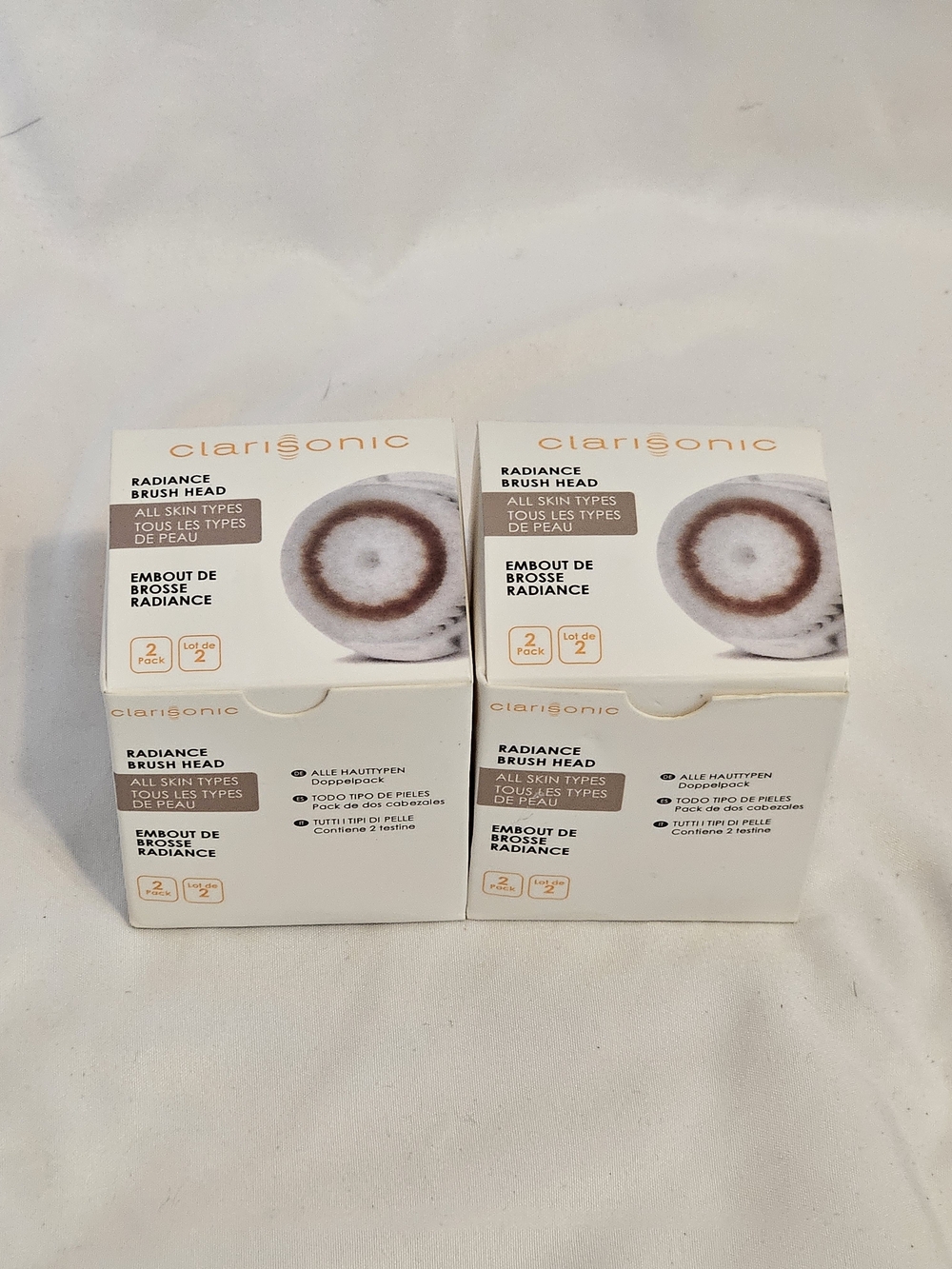 CLAIRISONIC-Radiance Brush Head 2-Pack *New*